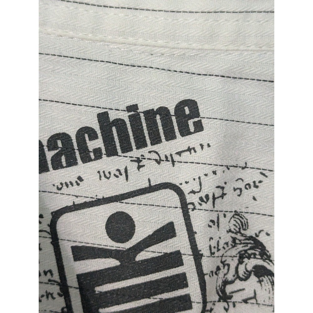Michael Kors Machine Button Up Short Sleeve Shirt Size Large - Picture 5 of 9